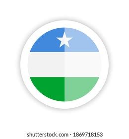 Flag Puntland Somalia Round Icon Stock Vector (Royalty Free) 1869718153 ...