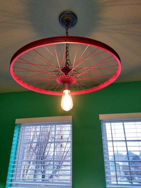 Bike Wheel Light | Bicycle decor, Old lights, Rim light