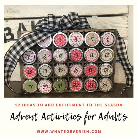 Advent Calendar for Adults | Whatsoeverish