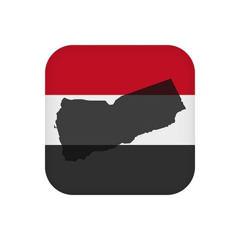 Premium Vector | Yemen flag official colors Vector illustration