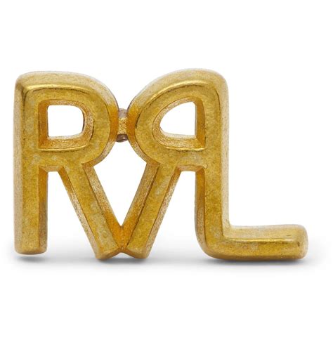 RRL - Logo-Detailed Gold-Tone Pin - Gold RRL