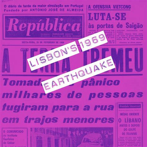 Guisado, Earthquake, Lisbon, Portugal, Event