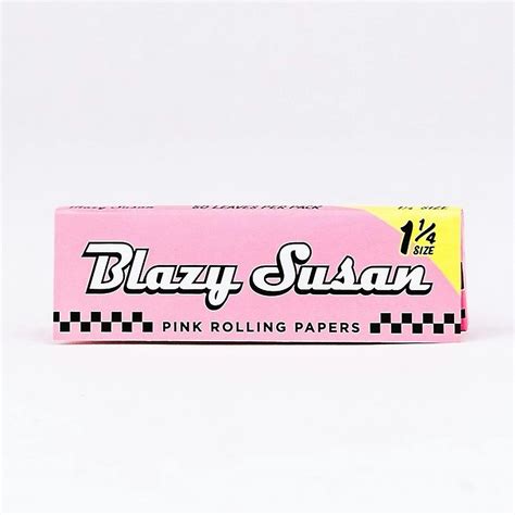 Blazy Susan: Blazy Susan Pink Rolling Papers | Leafly