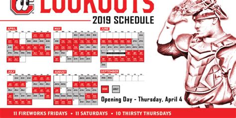 Chattanooga Lookouts Announce 2019 Schedule | MiLB.com