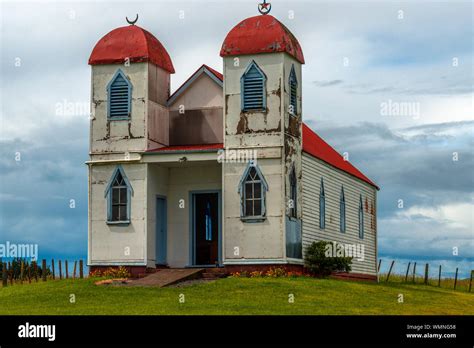 The unique wooden Ratana church at Raetihi in the Volcanic Plateau, New Zealand Stock Photo - Alamy