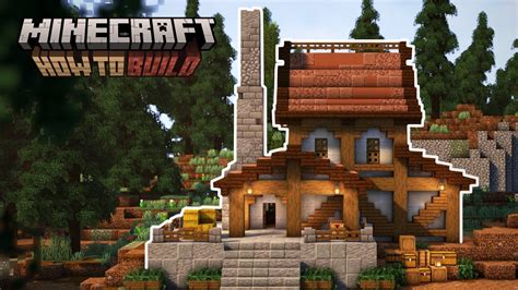 Minecraft Villager Houses: Medieval Armorer House Tutorial | Minecraft ...