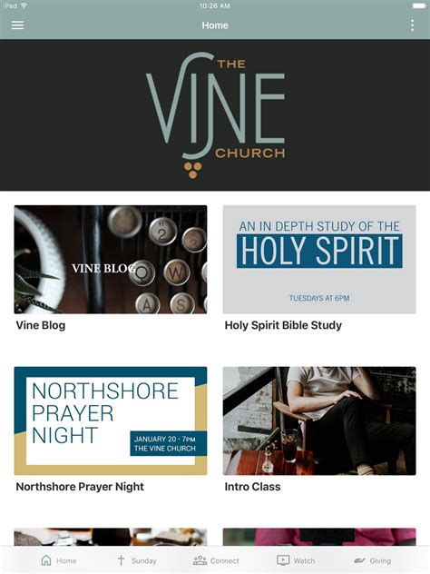 App - The Vine Church - Kenmore