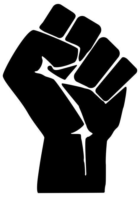 Microphone clipart black power fist, Microphone black power fist Transparent FREE for download ...