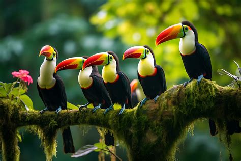 toucan family sharp images. Ai Generative 31724721 Stock Photo at Vecteezy