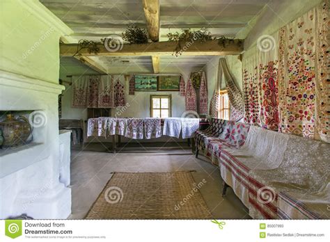 Traditional Historical Architecture of Ukrainian Houses Editorial Stock ...