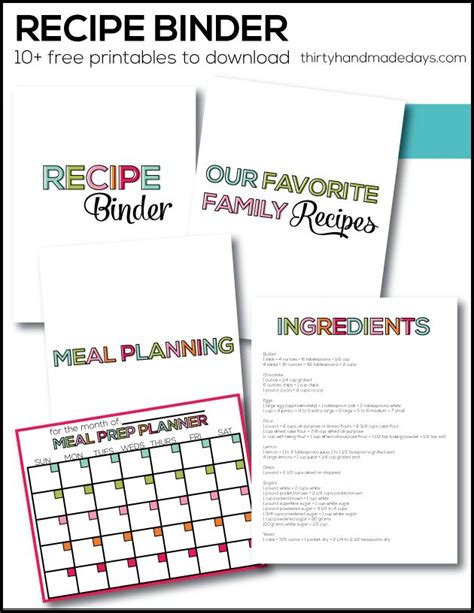 Make a Recipe Binder | Recipe binder, Family recipe book, Recipe book diy