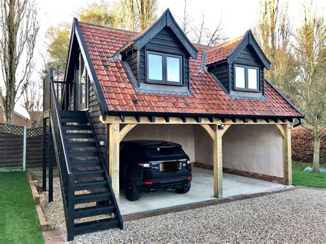 Cart Lodge Construction - Classic Suffolk Timberframes Carport Plans ...