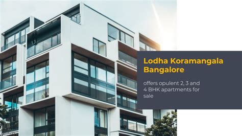 Lodha Koramangala Bangalore | Premium Apartments for Sale