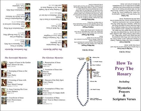 Guide How To Pray The Rosary Printable Booklet