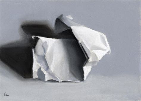 Crumpled Paper Painting by Ria Hills | Fine Art America