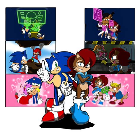 Sonic n Sally (in common) by AnTyep on DeviantArt