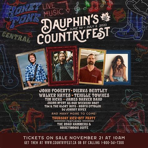 Countryfest 2023 releases first-round artist lineup - bdnmb.ca Brandon MB