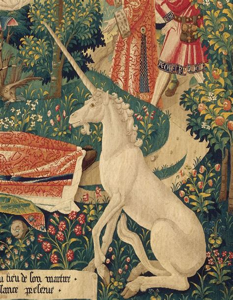 The Lady and the Unicorn tapestries detail Unicorn Tapestry, Unicorn ...