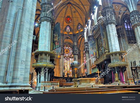 Italy Milan Cathedral Interior Stock Photo 29244223 - Shutterstock