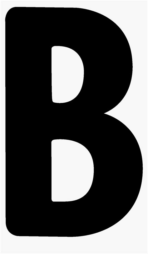 B In Bold Letters, HD Png Download - kindpng