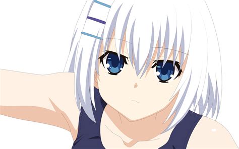 tobiichi origami, date a live, absurdres, extraction, highres, vector trace, 10s, 1girl, blue ...