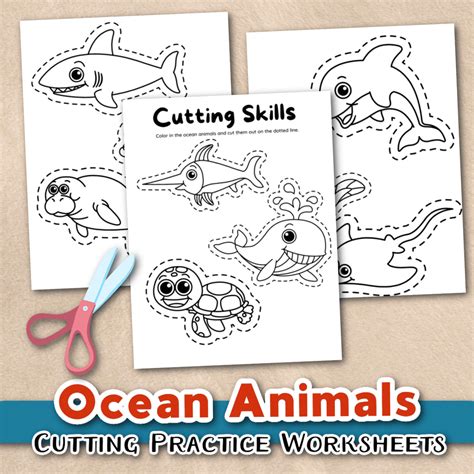 Printable Cut Out Sea Animals - Free Printable Templates