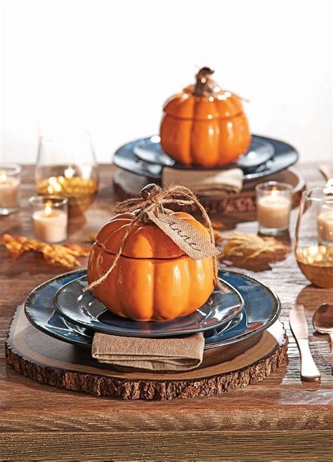 Better Homes & Gardens 2-Piece Orange Pumpkin Soup Bowl Set with Lids - Walmart.com | Pumpkin ...