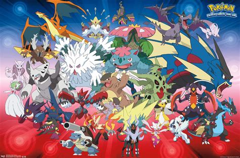 Pokemon Coloring Pages X And Y Mega Evolution