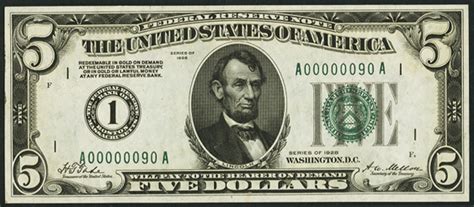 1928 $5 Federal Reserve Note Value - How much is 1928 $5 Bill Worth? - PaperMoneyWanted.com