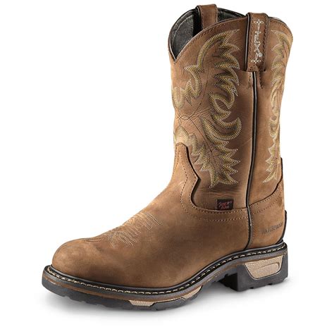 Tony Lama Men's Waterproof TLX Cowboy Work Boots - 655419, Cowboy & Western Boots at Sportsman's ...