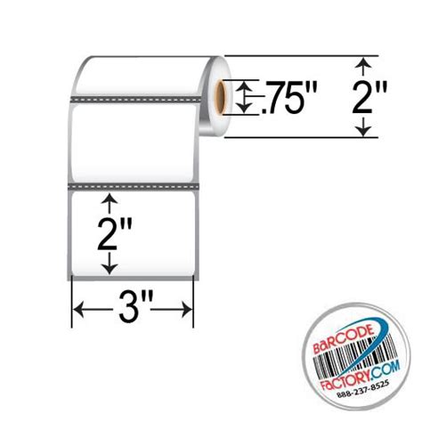 10001962 - Zebra 3x2 Direct Thermal Label - Low Prices!