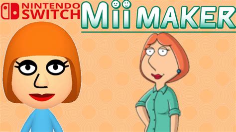 Mii Maker How To Create Lois Griffin From Family Guy (Mother's Day Special) - YouTube