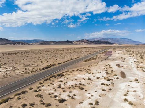 View of Mojave Desert Panorama, an Arid Rain-shadow Desert and the Driest Desert in North ...