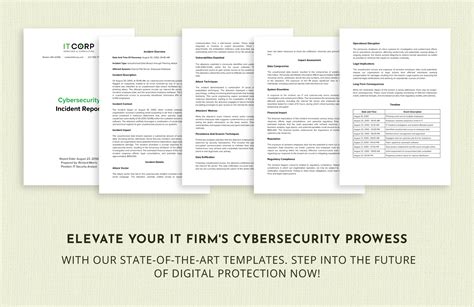 Cybersecurity Incident Report Template in Word, PDF, Google Docs ...