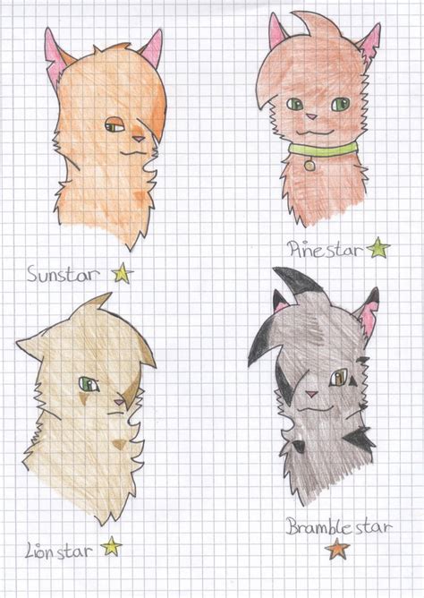 Thunderclan Leaders -part 1- by Feuerglut on DeviantArt