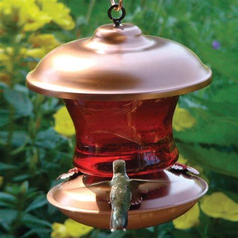 Shop WoodLink Metal Hummingbird Feeder at Lowes.com