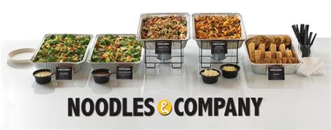 Noodles and Company Catering Menu Prices