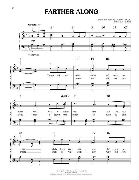 Elvis Presley Farther Along Sheet Music, Notes & Chords | Music notes, Sheet music, Sheet music ...