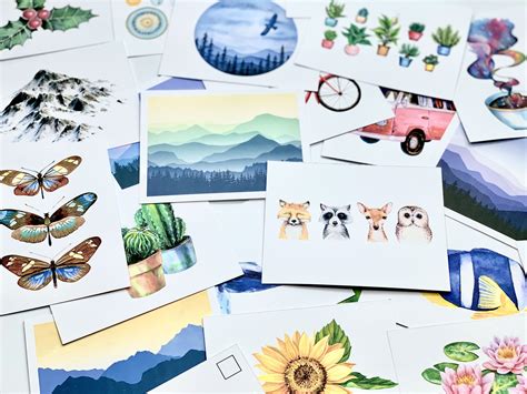 Bulk Assorted Postcards 40 Pack Postcards Assorted - Etsy