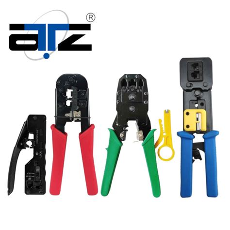 Crimping tool for Cat 5 / Cat 6 / Cat 6A / Cat 7 For RJ45 / RJ12 / RJ11 ...