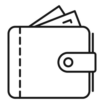 Wallet Outline PNG Transparent Images Free Download | Vector Files | Pngtree