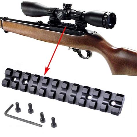 Ruger 10/22 Low Profile See Through Weaver Picatinny Rail Mount