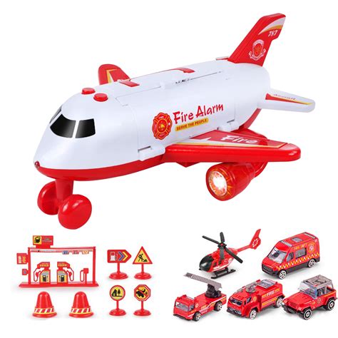 Transport Airplane And Car Toy Set Cargo Airplane Car Play Set - Walmart.com