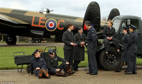 A modern day mission: Lancaster bomber crew prepares for action 70 ...