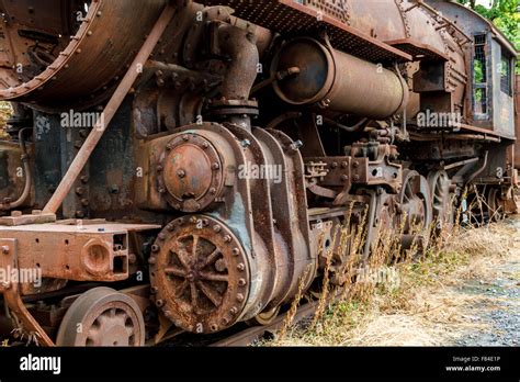 Abandoned steam powered locomotive. Virginia Museum Of Transportation ...