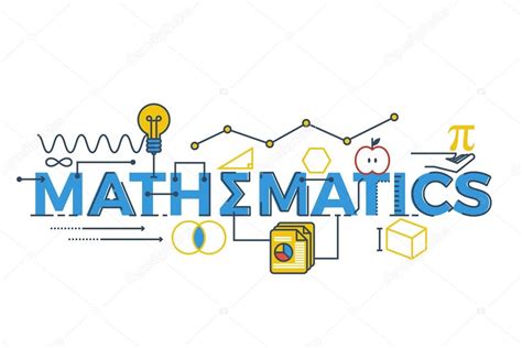 Ilustración de palabras de matemáticas — Archivo Imágenes Vectoriales © nongpimmy #108240966