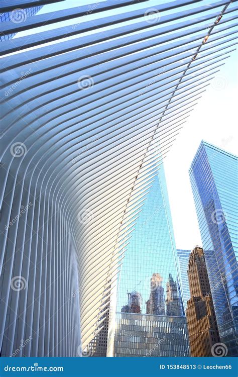 Oculus Subway Station and World Trade Center Area Editorial Stock Photo - Image of metropolis ...