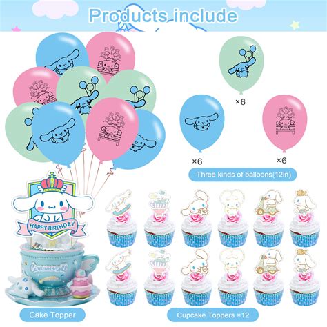 Buy Cinnamoroll Party Decorations,Birthday Party Supplies For Cinnamoroll Party Supplies ...