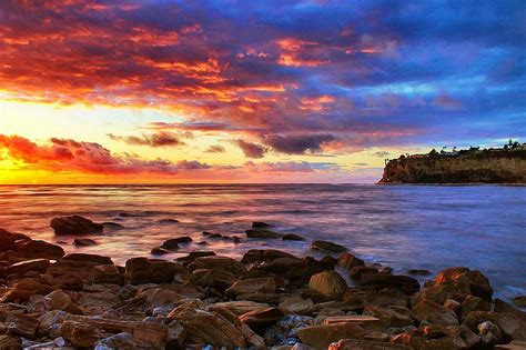 Lunada Bay Sunset Photograph by Tom Dupee | Fine Art America