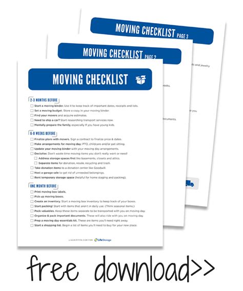 Superb Printable Moving Out of State Checklist | Tristan Website